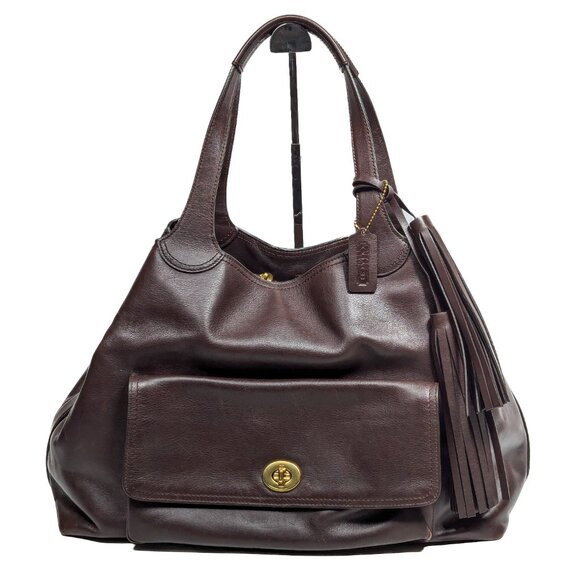 Coach Handbags - COACH Legacy American Icon XL Extra Large Leather Bag Brown